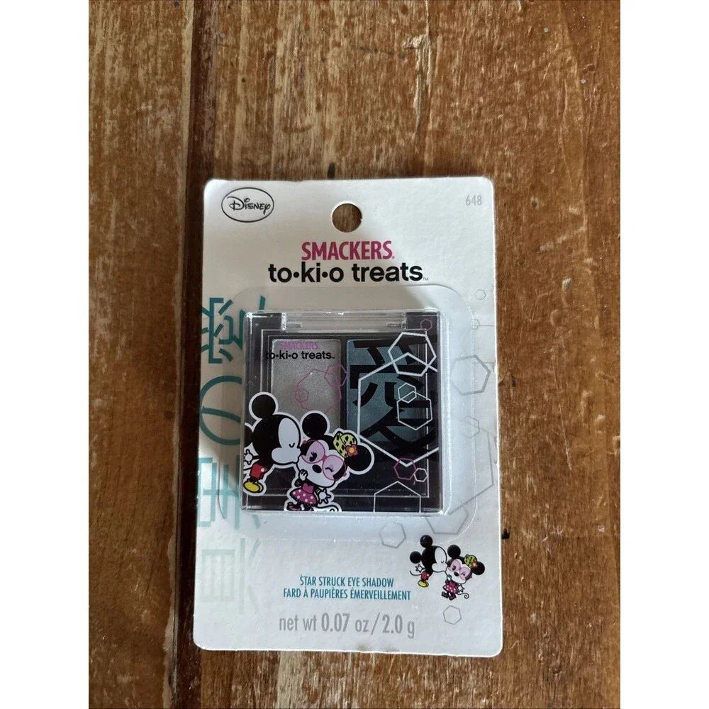 NOS Smackers To-ki-o treats Disney First Love eye shadow 648 Blue Silver